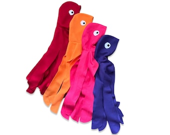 Cape de poulpe pour tout-petit, costume d'Halloween ou cape d'habillage, 6 couleurs disponibles