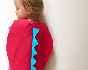 Red Toddler Dinosaur Cape, Toddler Halloween Costume