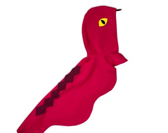 Kids Red Snake Cape, Halloween Costume or Dress Up Cape