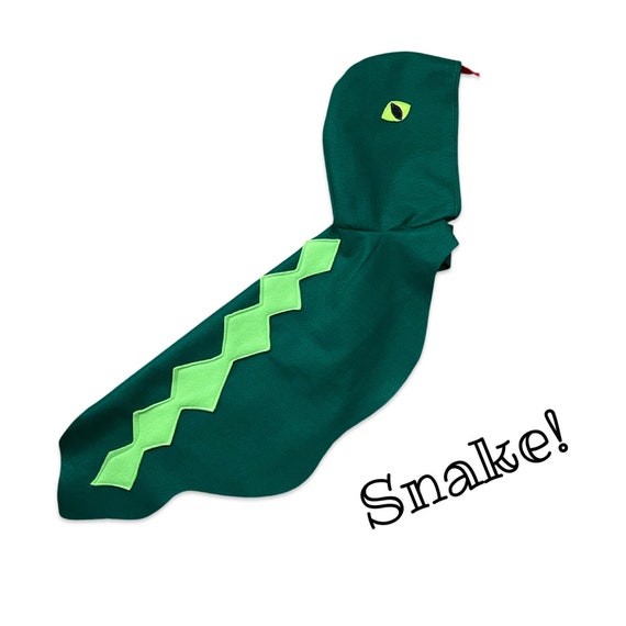 Halloween Kostuum of Dress Up Cape Snake Cape Kleding Unisex kinderkleding pakken Lizard Cape 