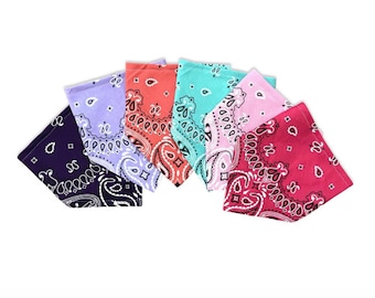 Bandana Bib for Baby - Pink Party Colors