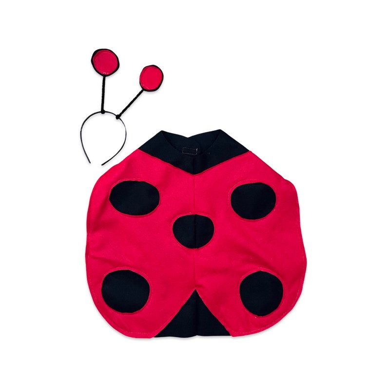 Ladybug Cape, Kids Halloween Costume or Dress Up Cape image 7