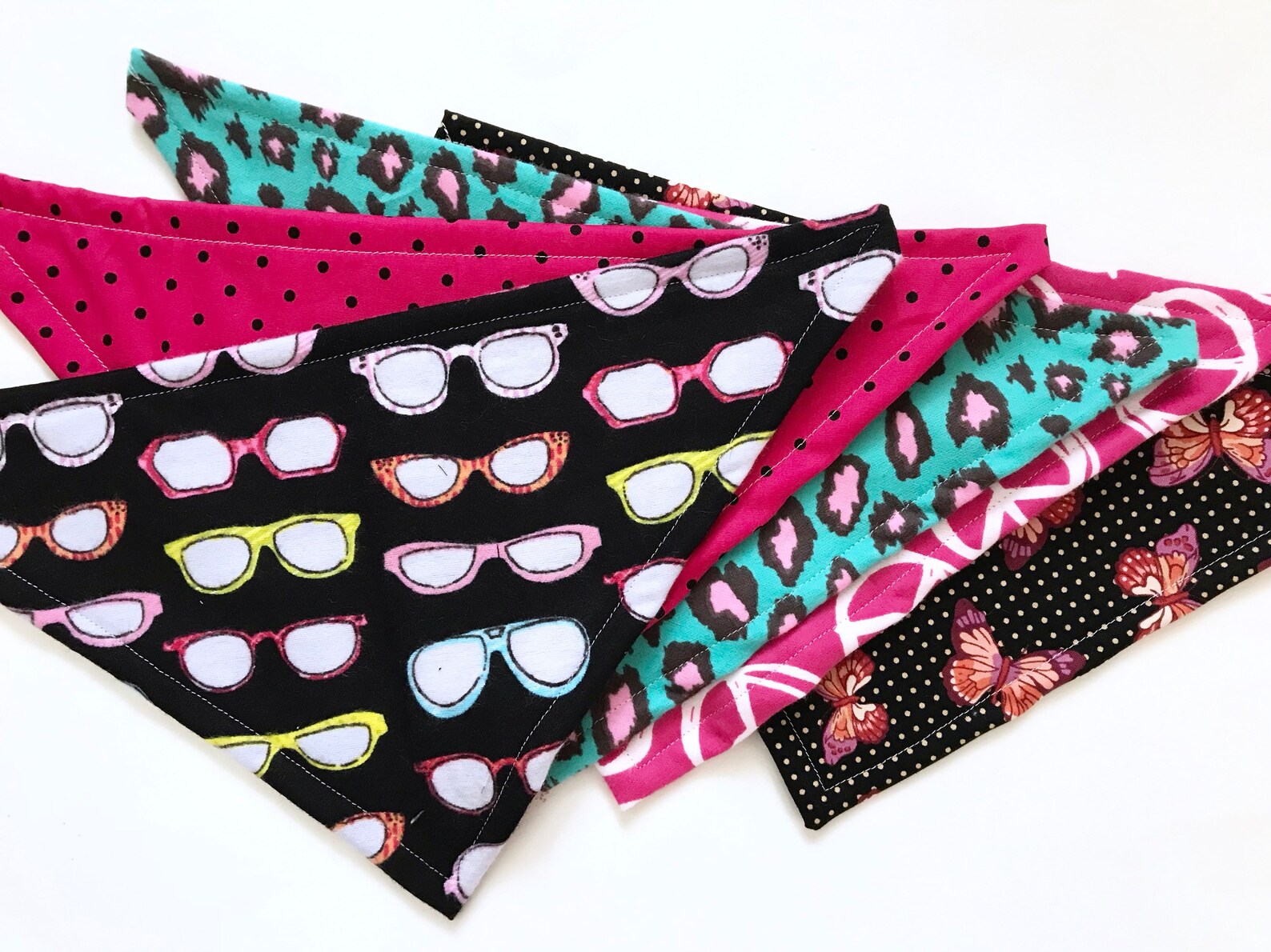 Baby Girl Bandana Bib Set Bibdana 5 Pack Baby Shower Gift Etsy