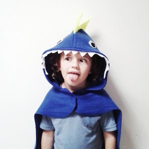Blauer Dinosaurier Umhang, Halloween Kostüm für Kinder