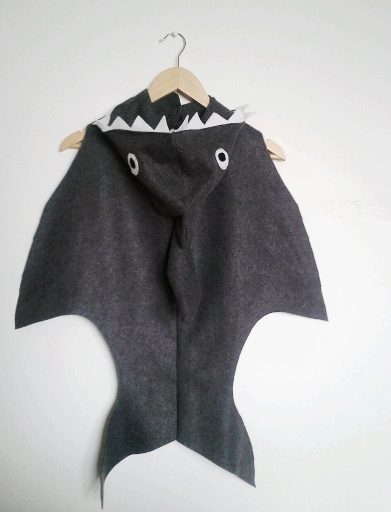 Shark Cape Halloween Costume or Dress Up Cape for all ages Etsy