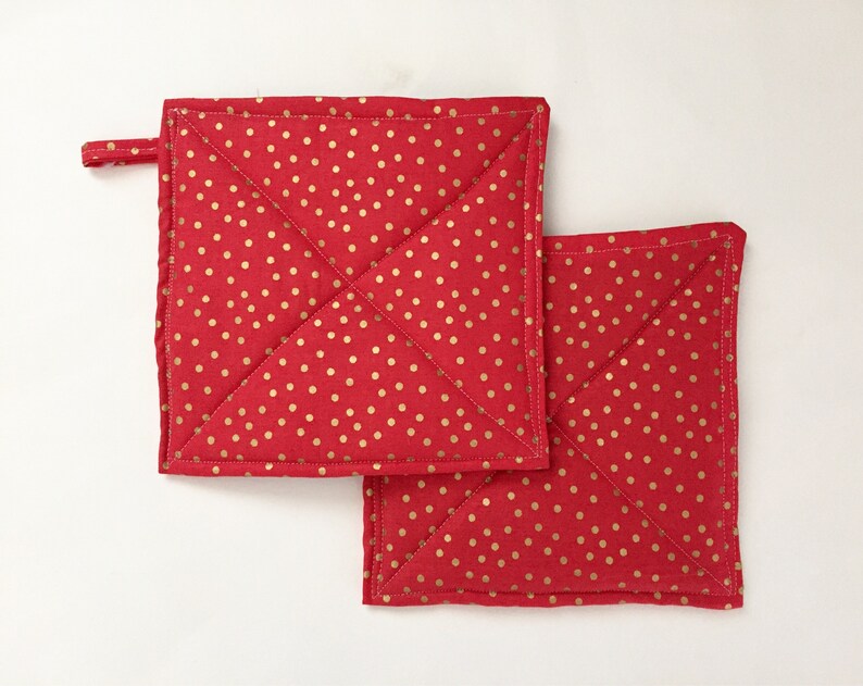 Potholders Hostess Gift Tropical Christmas Potholder Set Foodie