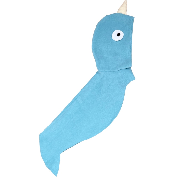 Narwhal Cape, Kids Halloween Costume, Narwhal Costume, Pretend Play Costume image 7