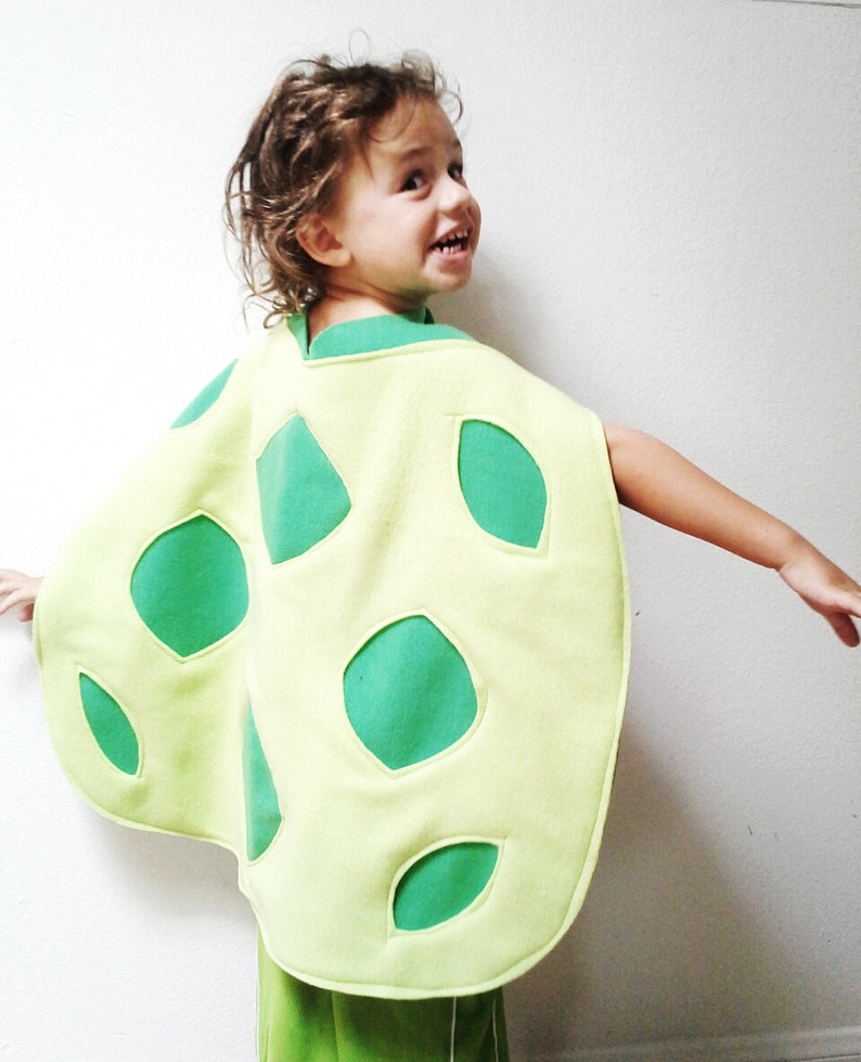 Turtle Cape, Kids Halloween Costume, Dress Up Cape, Turtle Costume image 6