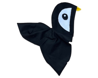 Cape de pingouin, déguisement d'oiseau d'Halloween pour enfant ou cape de déguisement