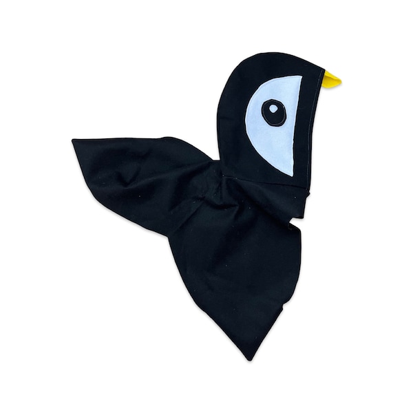 Penguin Cape, Kids Halloween Bird Costume, or Dress Up Cape