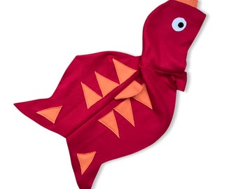 Red Fish Hooded Cape, Kids Halloween Costume