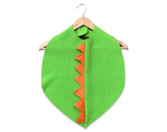 Green Toddler Dinosaur Cape, Toddler Halloween Costume