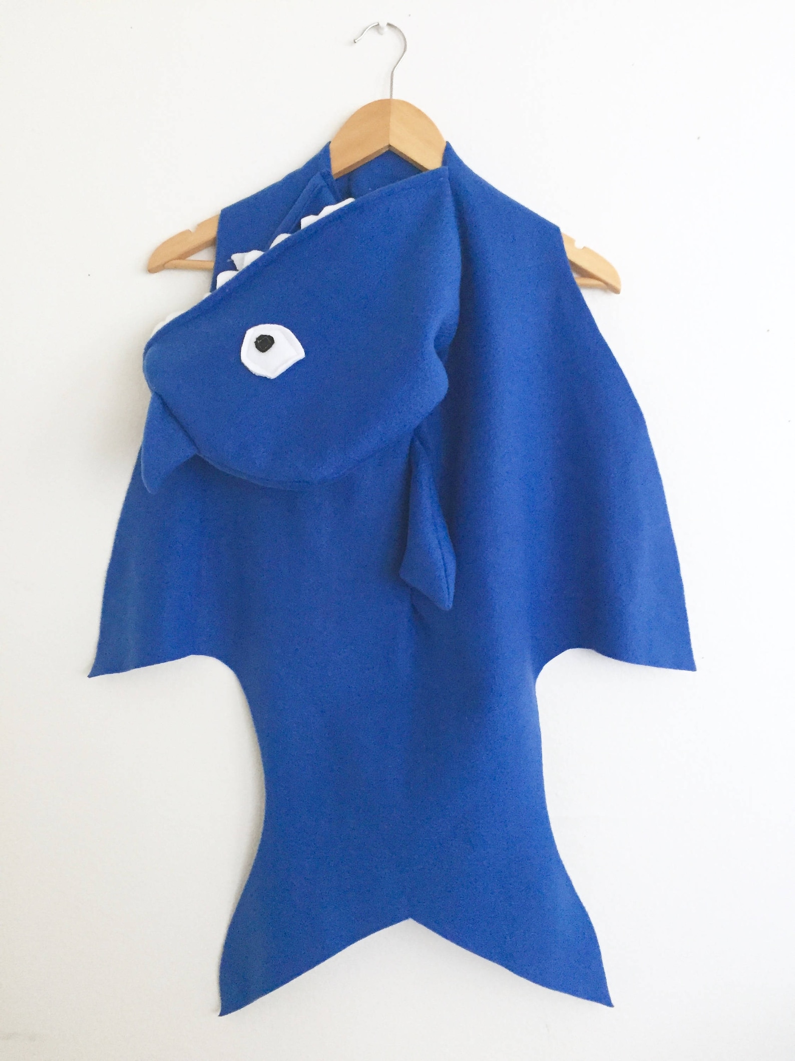 Blue Shark Cape Halloween Costume or Dress up Cape Etsy