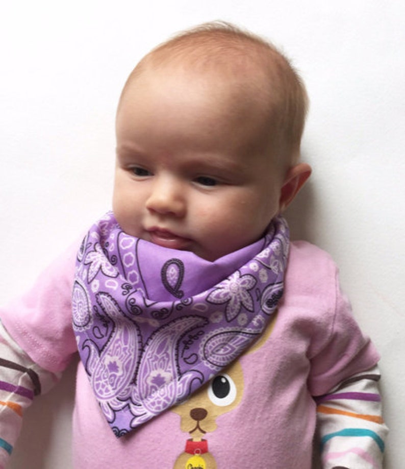 Red Bandana Bib for Baby Etsy