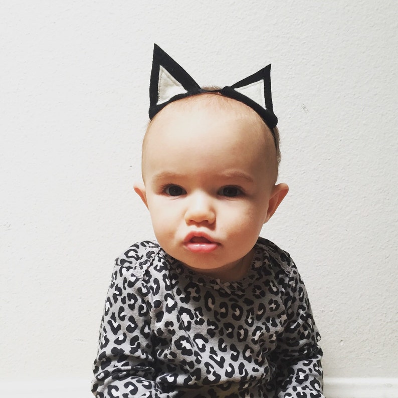 Cat Ears Headband for Baby Etsy