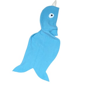 Narwhal Cape, Kids Halloween Costume, Narwhal Costume, Pretend Play Costume image 6