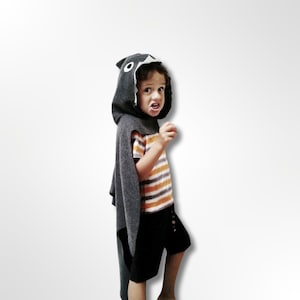 Deluxe Shark Cape Kids Child main image 1