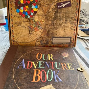 Álbum de viajes, álbum de recortes de aniversario, nuestro libro de aventuras, álbum de fotos para parejas, regalo de aniversario perfecto, regalo único