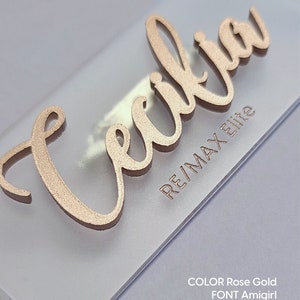 FROST Badge with Pin-on in Raised Lettering