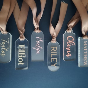 Personalized Mini Acrylic Gift Tag/Ornament