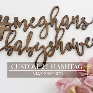 CUSTOMIZE Hashtag 24 wide image 1