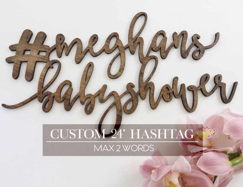 CUSTOMIZE Hashtag 24 wide image 1