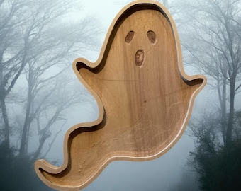 Baltic Birch Wood Mosaic/Craft Ghost Shape