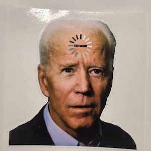 Joe Biden - Buffering / Loading - Decal Car Truck Bumper Sticker
