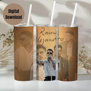 Rauw Alejandro tumbler sublimation wrap, cosa nuestra tumbler wrap, 20oz tumbler wrap, PNG