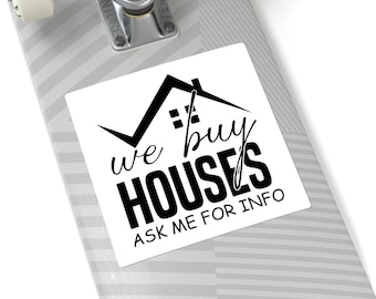 Pegatinas de promoción inmobiliaria, marketing inmobiliario