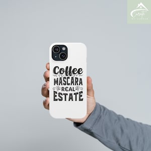 Real Estate Slim Phone Cases, House Lover Gift, Unique Design, Protective Cover, Realtor Accessory, Protective Phone Cover, Realtor Gift