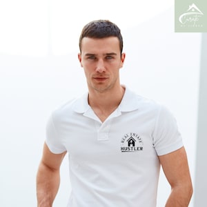 Real Estate Hustler Polo Shirt, Real Estate Agent Gift, Classic Polo Tee, Business  Wear, Property Manager Gift, Classic Business Casual Top