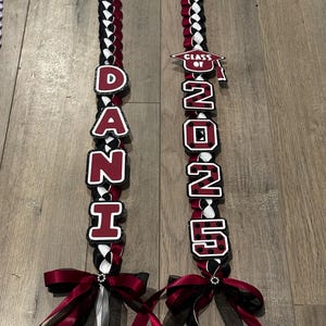 Personalisierte Halskette Graduierung Lei Halskette College Grad Lei