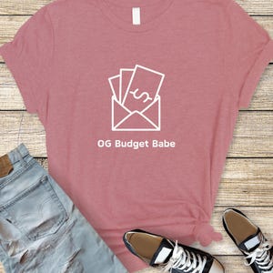 OG Budget Babe Unisex T Shirt, Cute Finance Shirt, Humorous Adult Tee, Gift for her