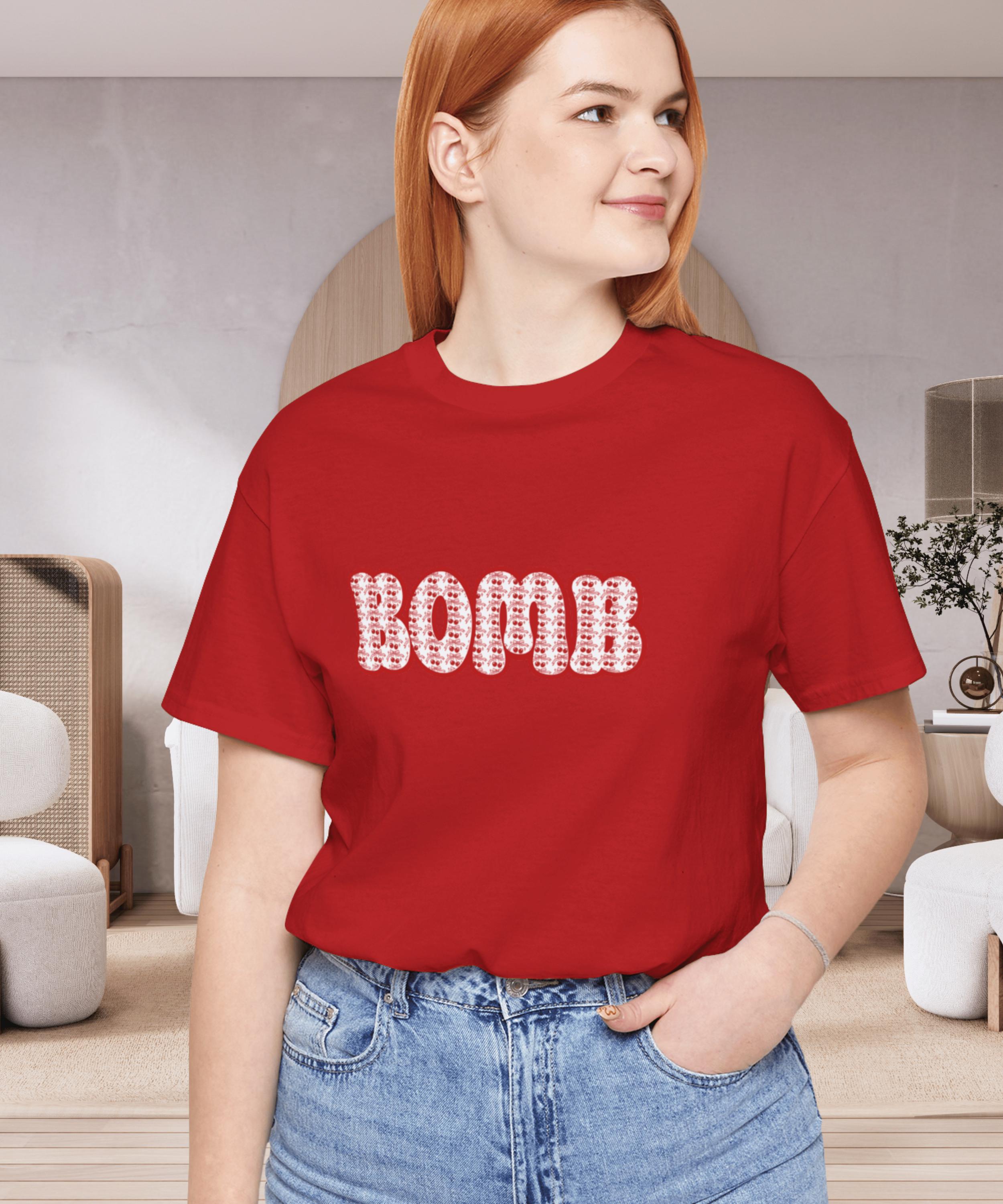 Cherry Bomb Graphic Tee, Women's T-shirt, Unisex Shirt, Short