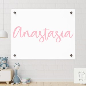 Custom Acrylic Baby Name Sign: Nursery Wall Decor