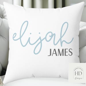 Personalized Baby Name Pillow, Nursery Pillow, Custom Nursery Cushion, Baby Girl Pillow, Toddler Pillow, Baby Shower Gift, Kids Room Decor
