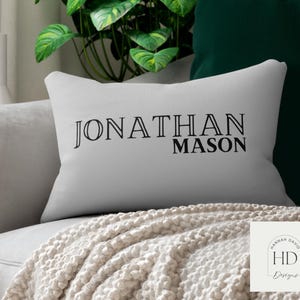 Personalized Baby Name Pillow: Nursery Decor Cushion