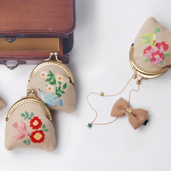 Cross Stitch Purse Etsy