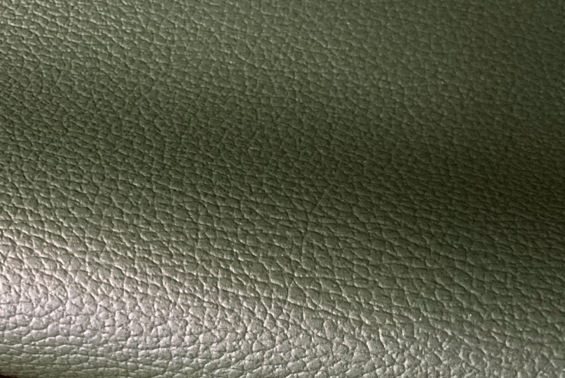 Dark Green High Quality Leather Soft Fabric Non-elastic Memory