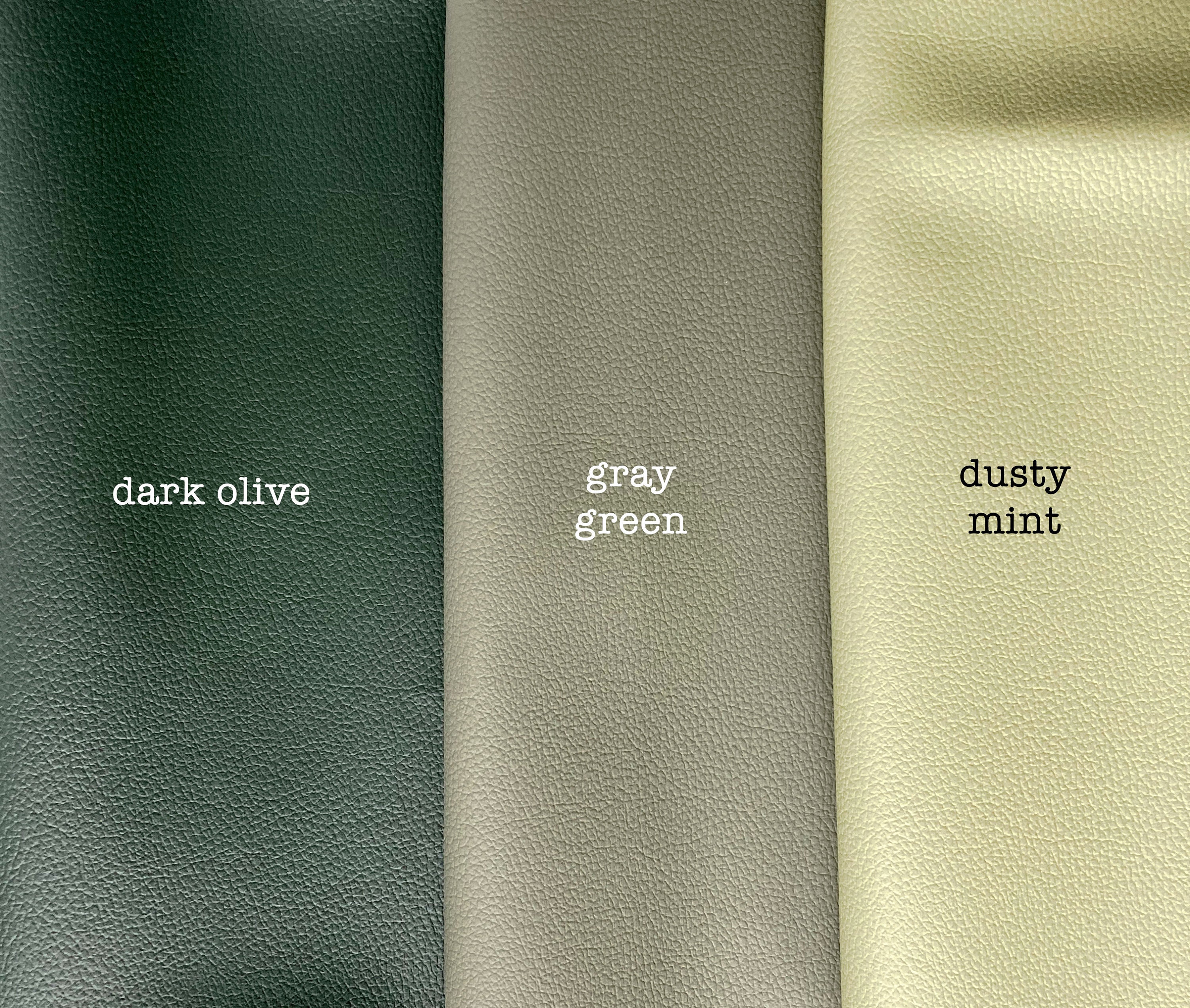 Gray Green Vegan Leather Fabric for Upholstery 55 Faux Leather in Cow Skin  Pattern Matte Finish - Etsy