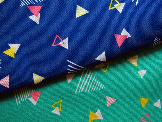 Japanese Fabric Oxford Cotton Fabric Geometric Patterns | Etsy