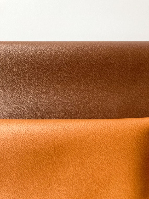 Burnt Orange Vegan Leather Fabric for Upholstery Faux Leather Fabric in Cow  Skin Pattern Matte Finish -  Denmark