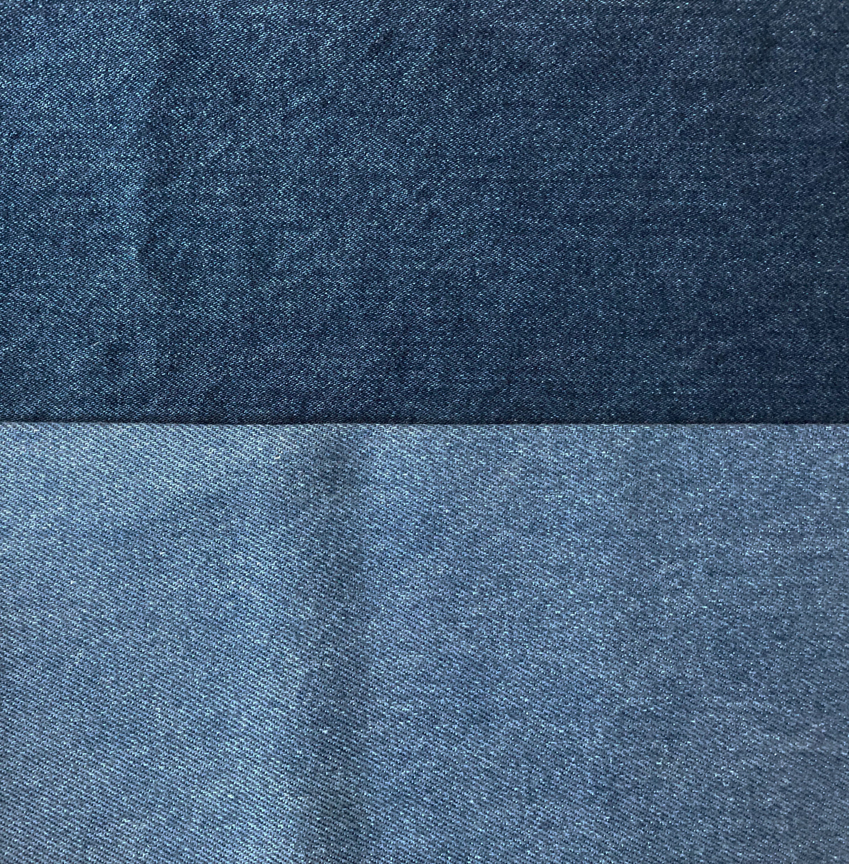 Denim Fabric, Washed Denim in Dark Blue, Light Blue 20oz for
