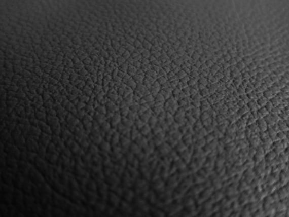 Black Vegan Leather Fabric for Upholstery Faux Leather Fabric in Cow  Leather Pattern Matte Finish 