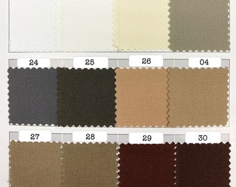 Cotton Canvas Fabric - Available in 44 Colors - Japanese Duck Canvas 14oz - Half Yard - Large Yardage Available