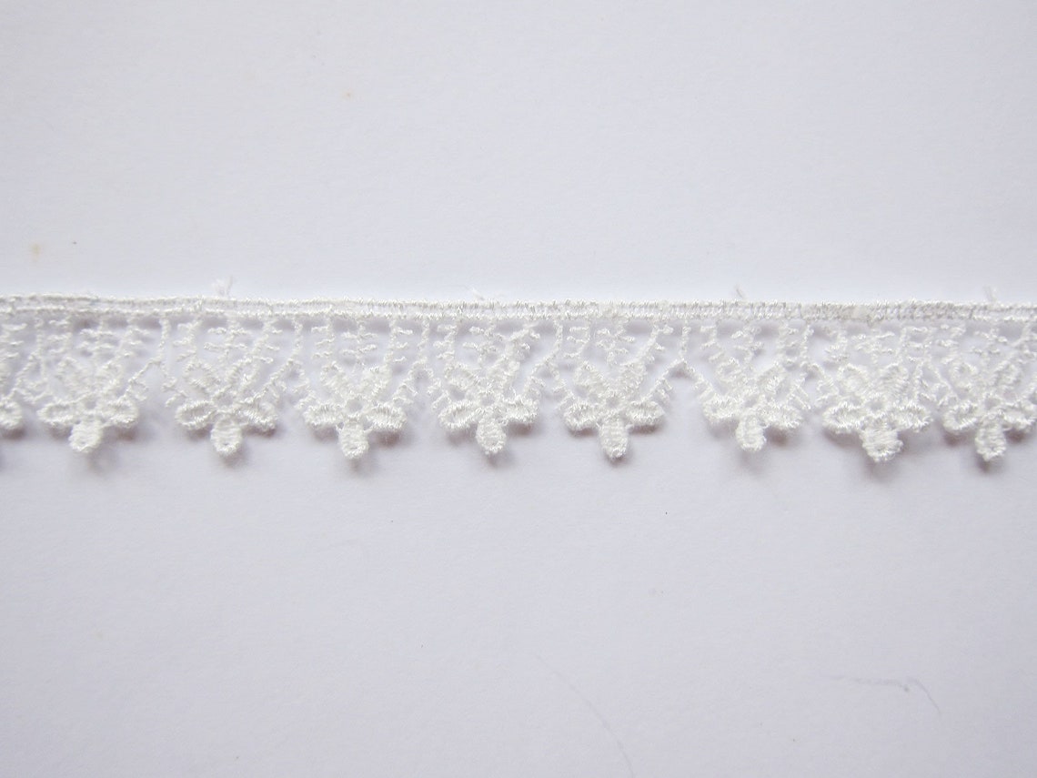 Lace Flower Sewing Trim White Lace Edging for Sewing / Etsy