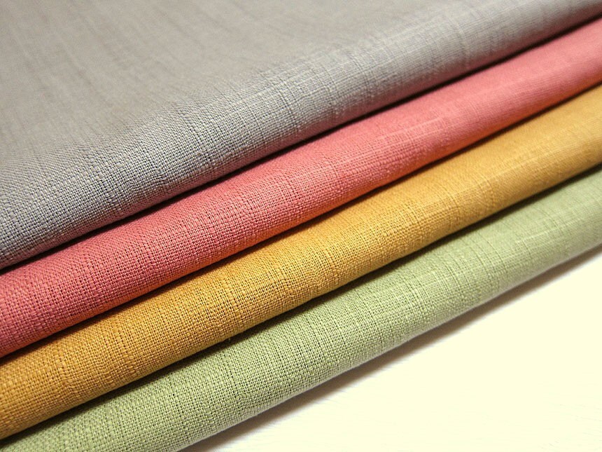 Japanese Cotton Fabric Pastel Solids Half Yard Bundle of 4 Etsy