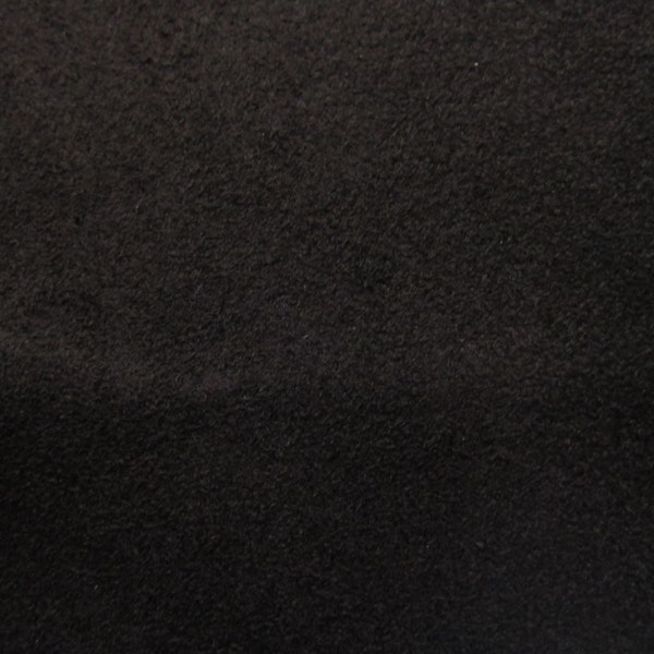 Tissu imitation daim noir/tissu d'ameublement microsuède - Grand Fat Quarter - Suède végétalien