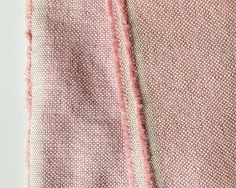 Baby Pink Pre-washed Linen for Sewing, Crafting, Dressmaking - 62" Upholstery Fabric